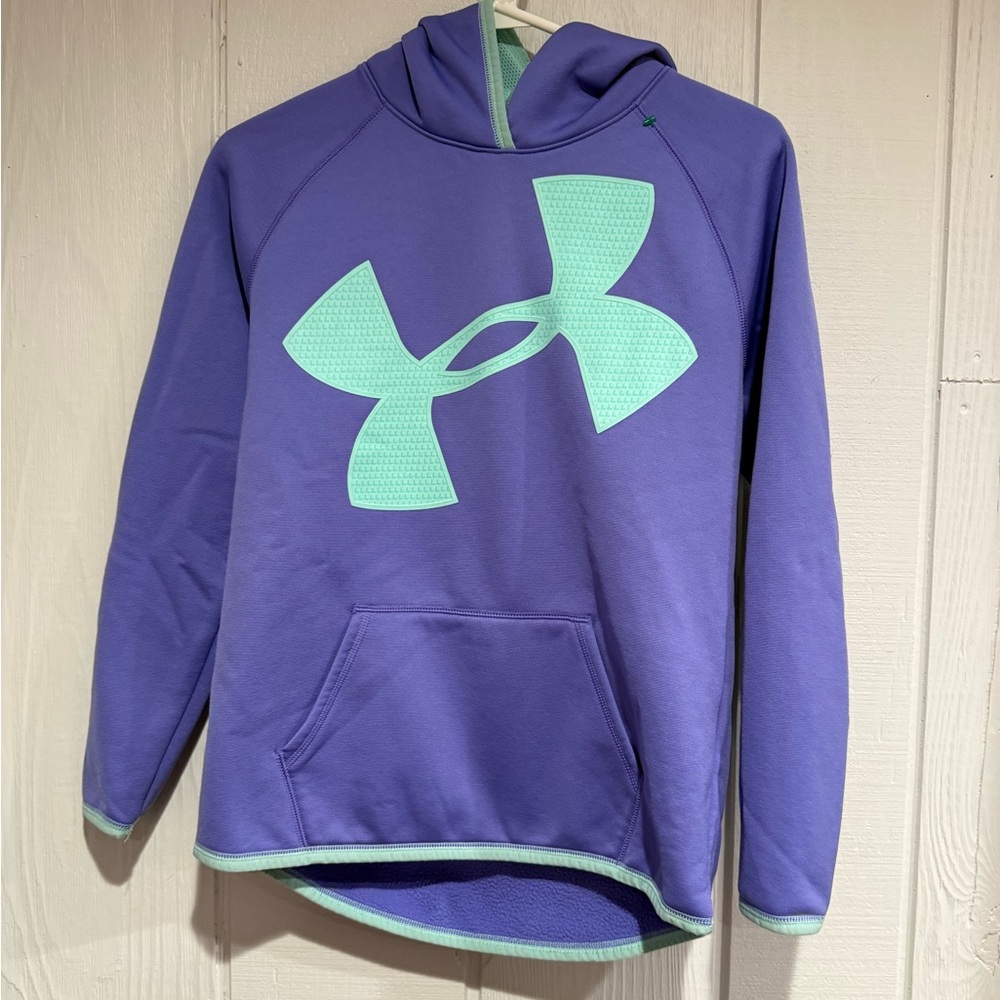 Under Armour Purple and Mint Kids Hoodie